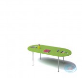 Стол игровой "Овальный" (0-3 гр.р) ДУ-СИ4