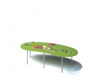 Стол игровой "Долька" (0-3 гр.р) ДУ-СИ5