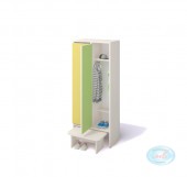 Шкаф для детской одежды двухдверный ДУ-Ш2 + ДУ-С1