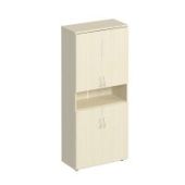 Шкаф для документов закрытый 4-дверный с нишей К-374