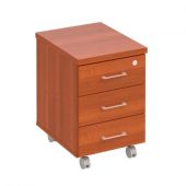 Тумба выкатная 3-ящичная с центральным замком ПТ-213