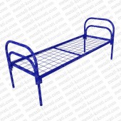 Кровать металлическая одноярусная сетка сварная 100х100мм. “КС-3”
